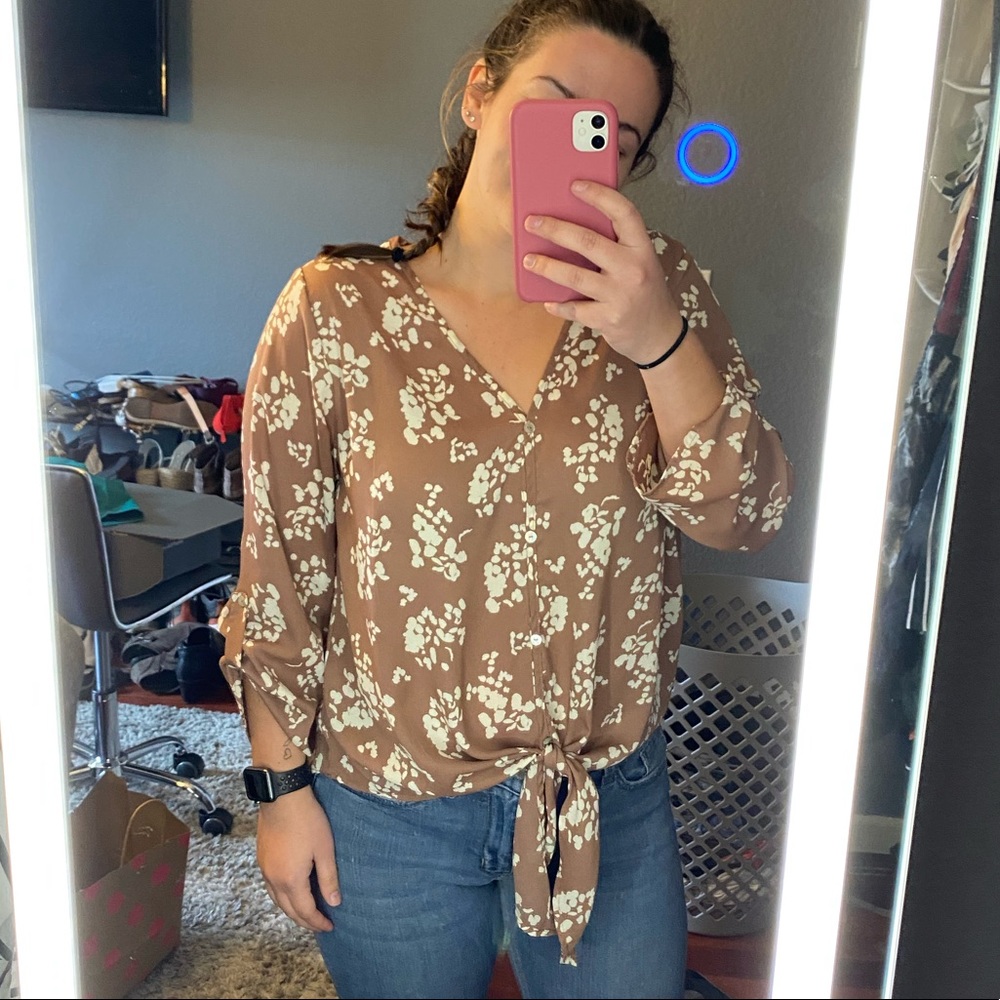 3/4 sleeve blouse